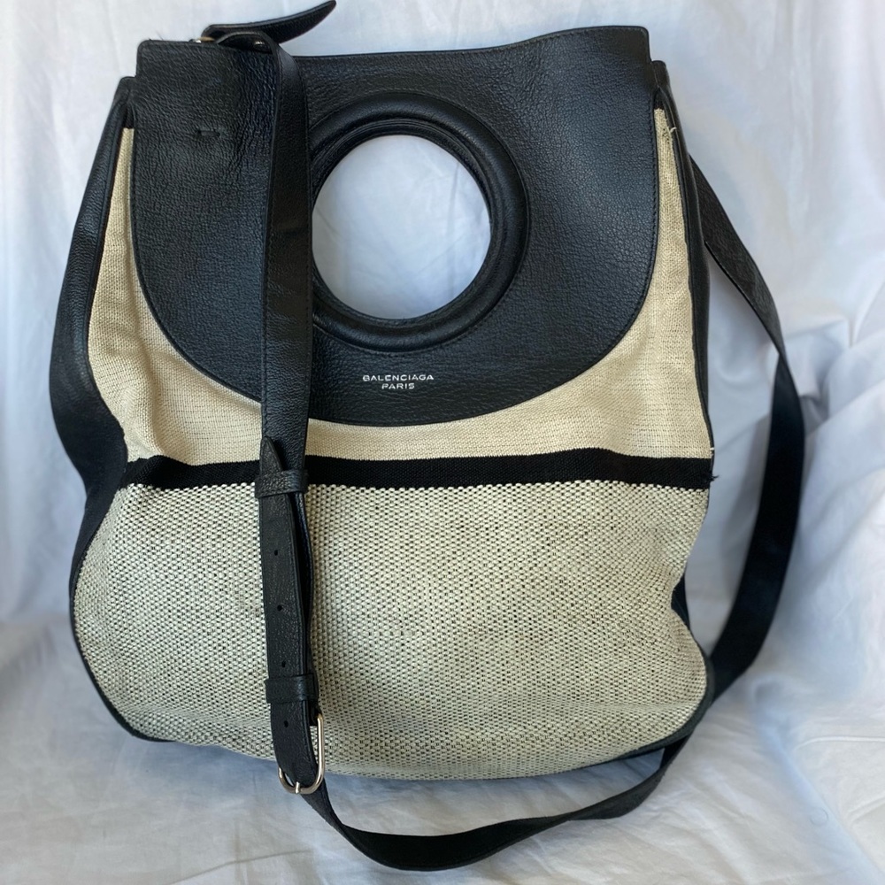 Balenciaga tweed bag